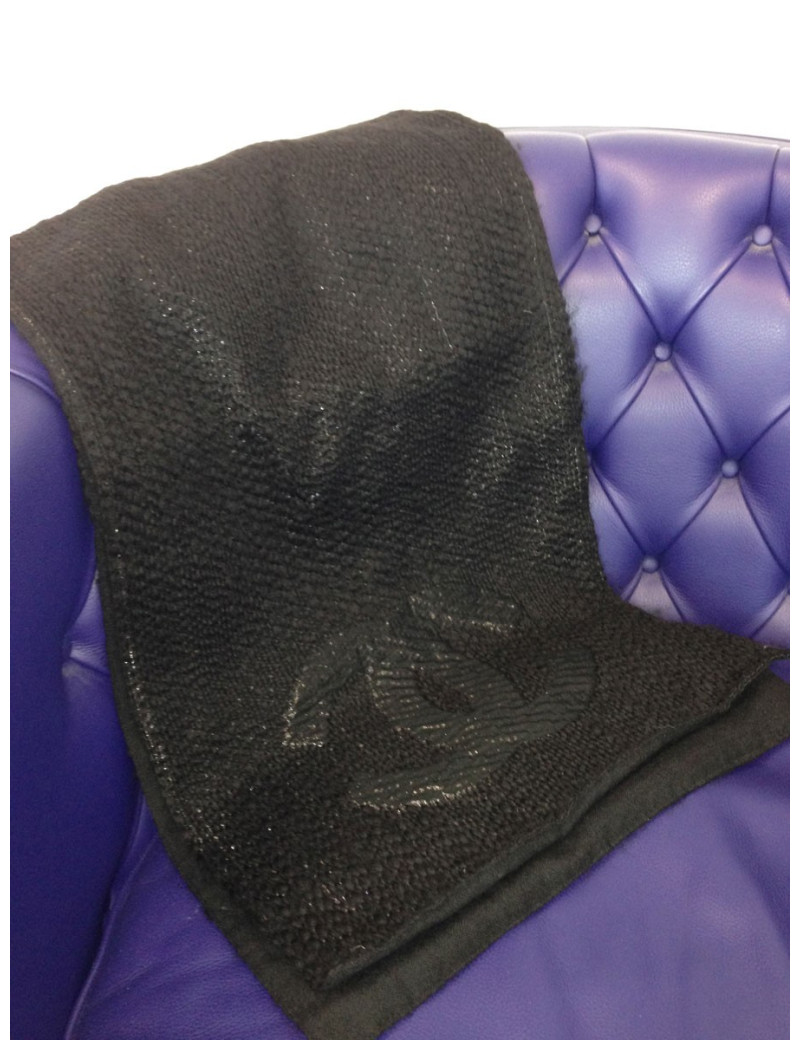 Écharpe CHANEL laine et lurex logo CC