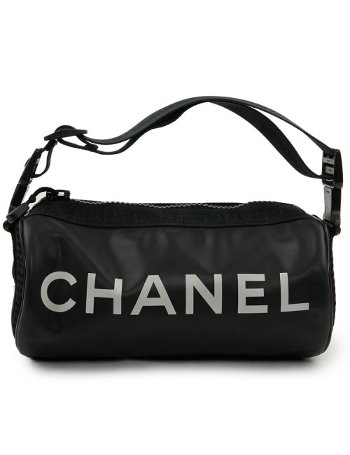 Sac Chanel toile bicolore