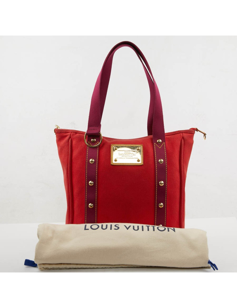 Sac Louis Vuitton Antigua rouge