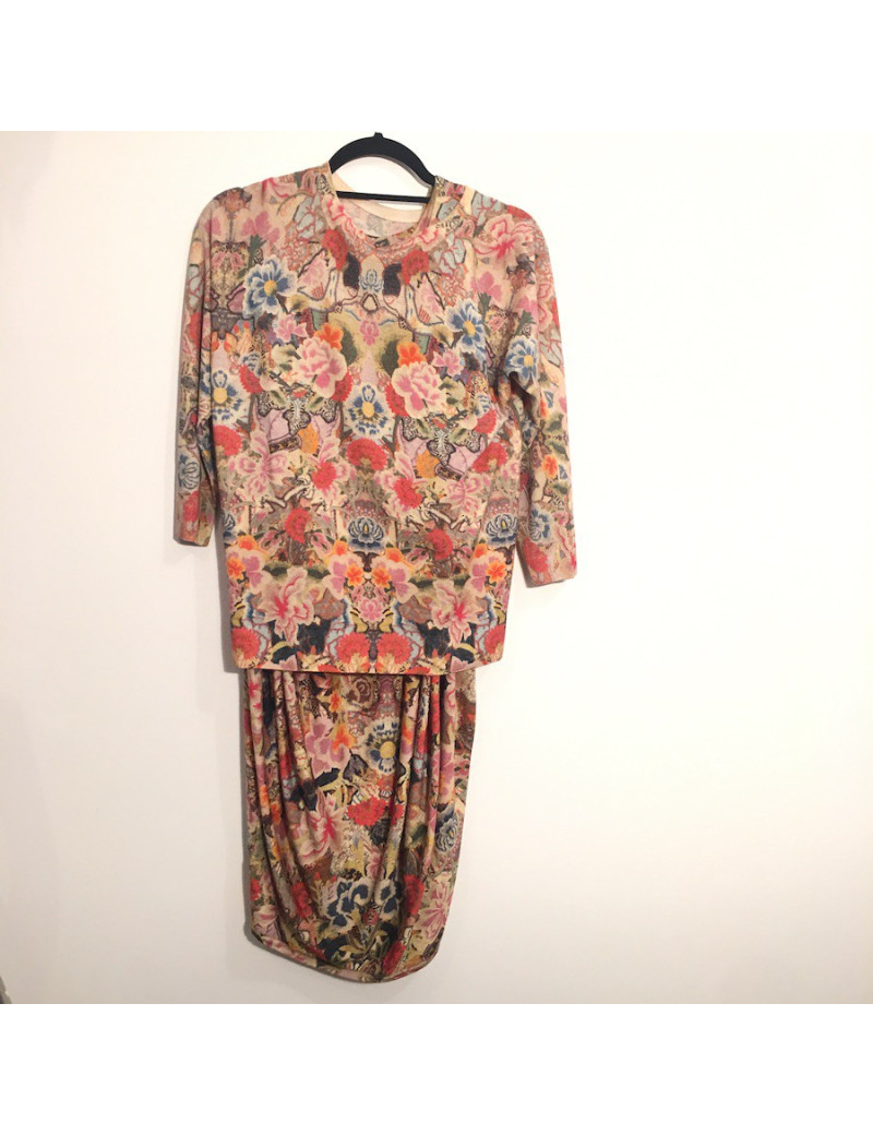 robe et pull  tS ALEXANDER Mc QUEEN imprimés fleuris