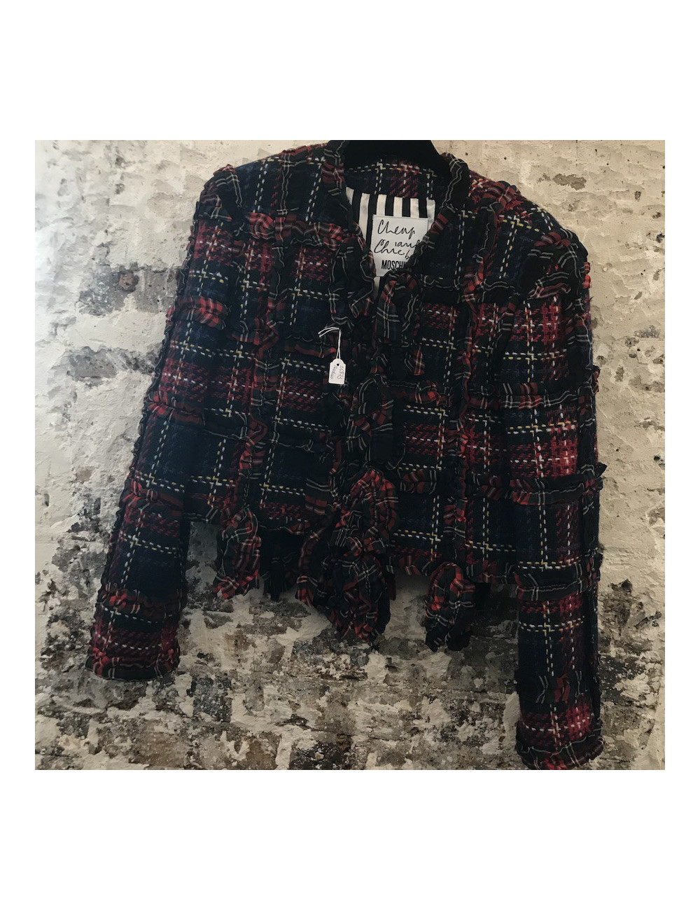 Veste MOSCHINO carreaux