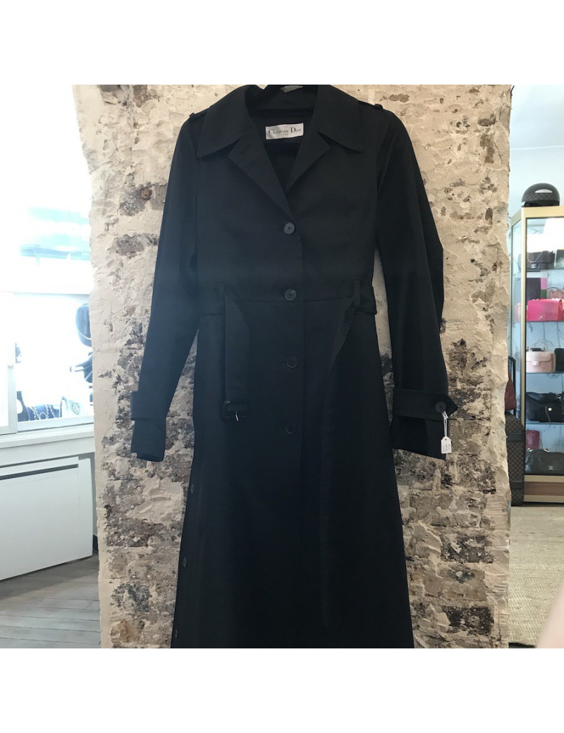 Trench Dior T36 noir