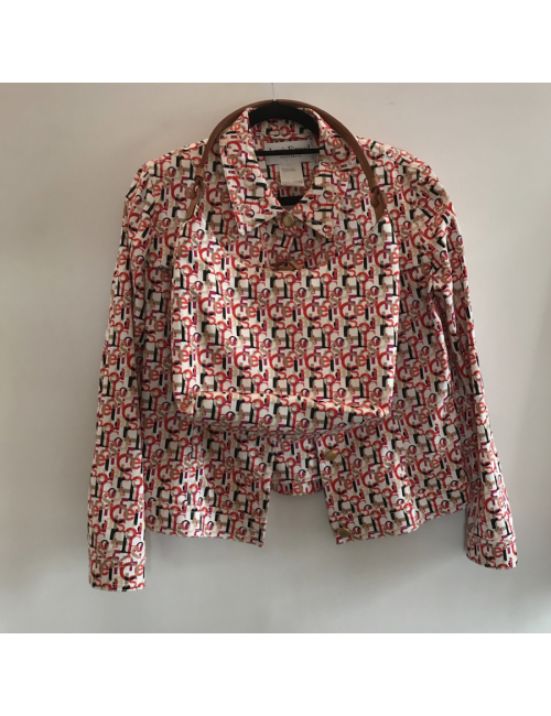 Ensemble LOUIS FERAUD haut blouson et sac Monogram