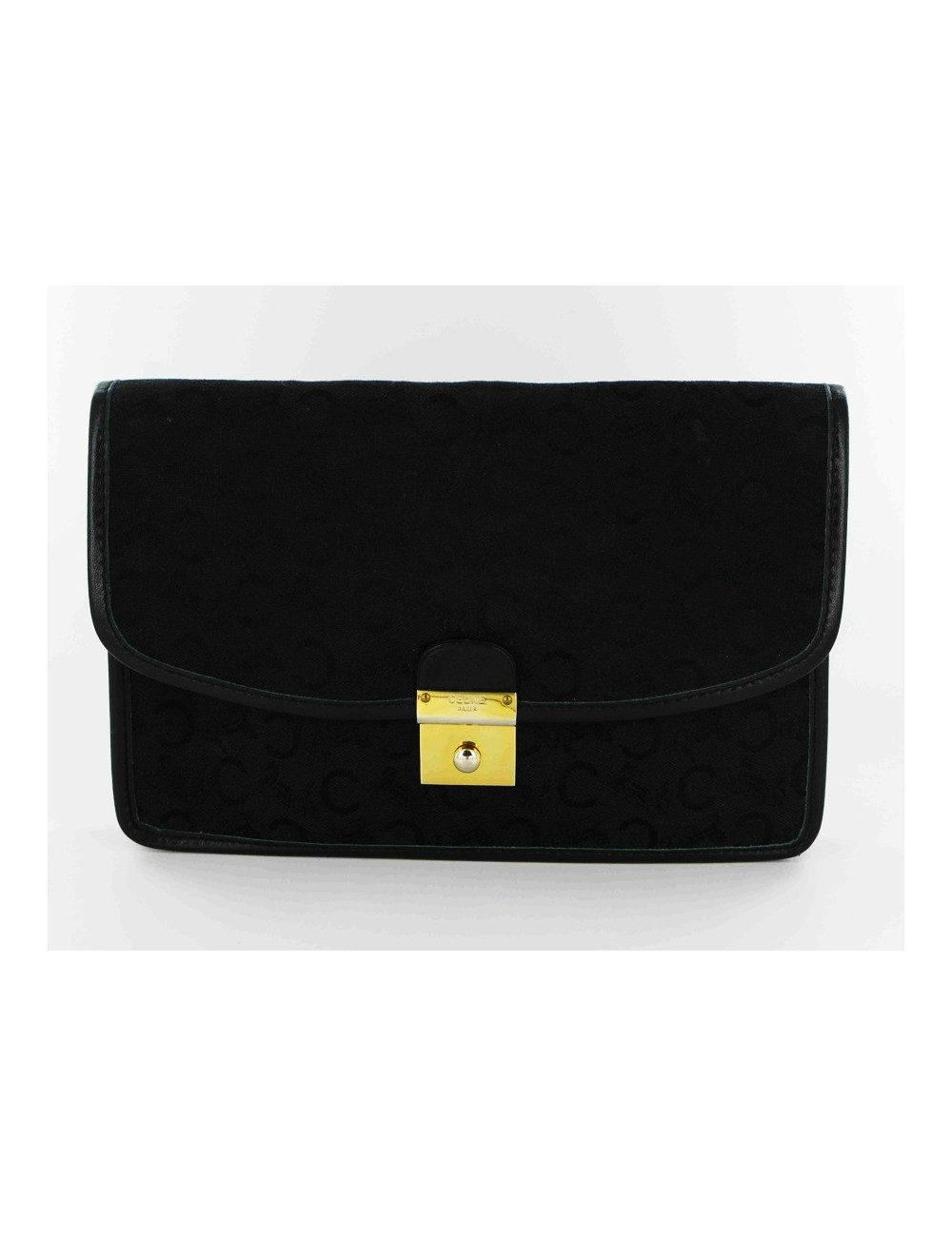 Pochette CELINE vintage en toile monogrammée