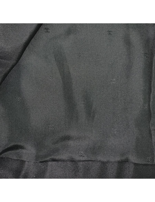 Veste T 38  CHANEL noir  ganses en soie noire