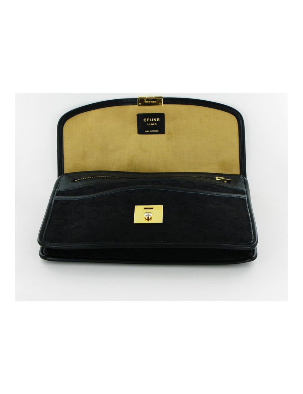 Pochette CELINE vintage en toile monogrammée