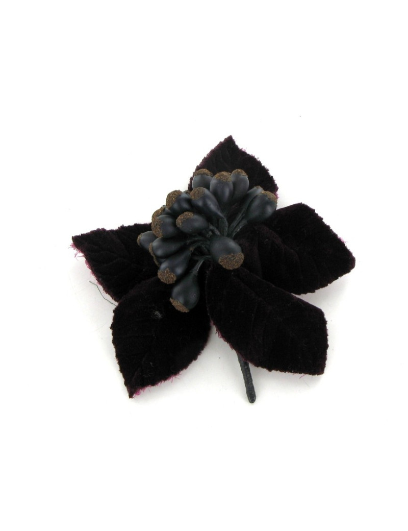 Broche CHANEL vintage fleurs 