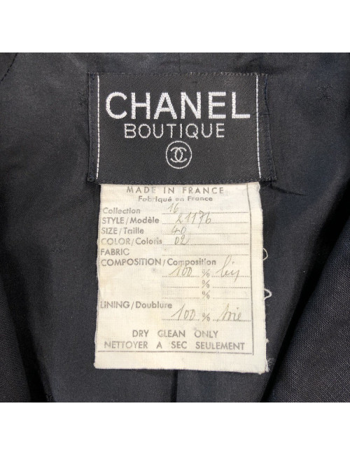 Veste T 40 CHANEL 100 % lin