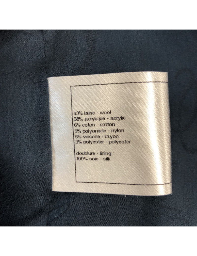 CHANEL T36 green tweed jacket