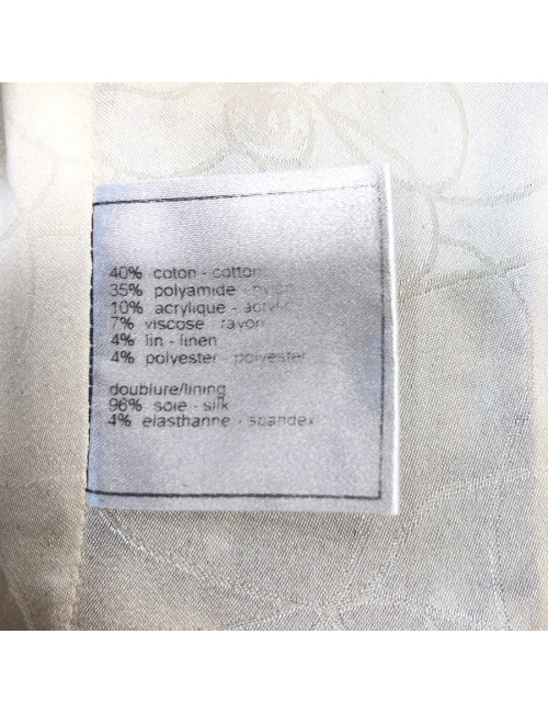 Veste T 38 CHANEL tweed multicolore