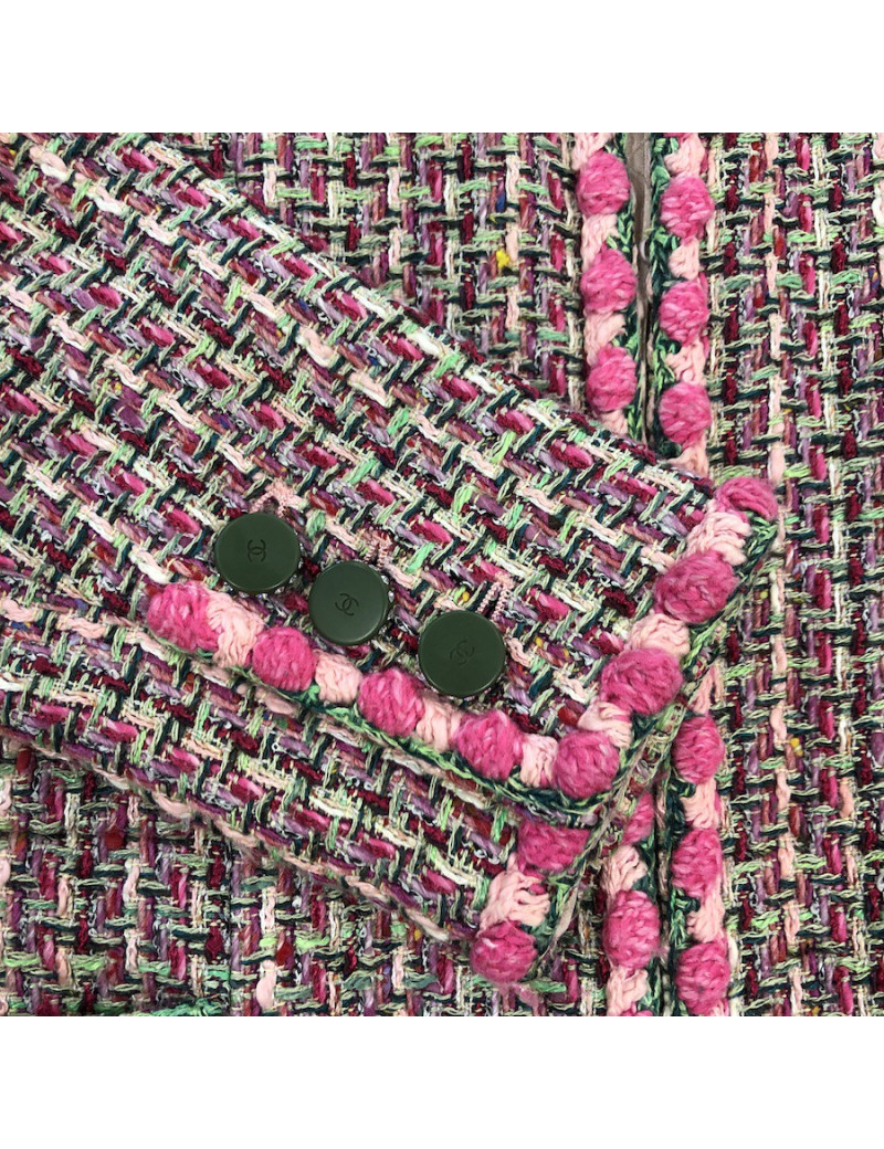 Veste CHANEL Tweed T 38 Vintage