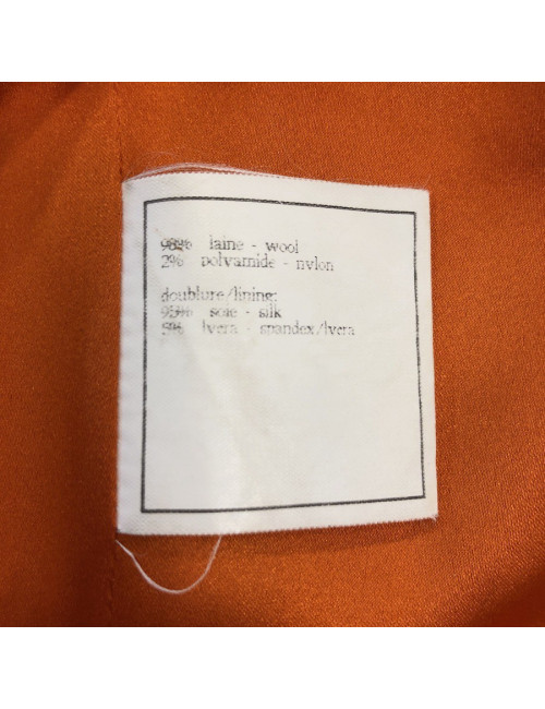 Veste T 38 CHANEL tweed corail Vintage