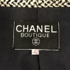 Veste Chanel tweed Blanc bleu T 42