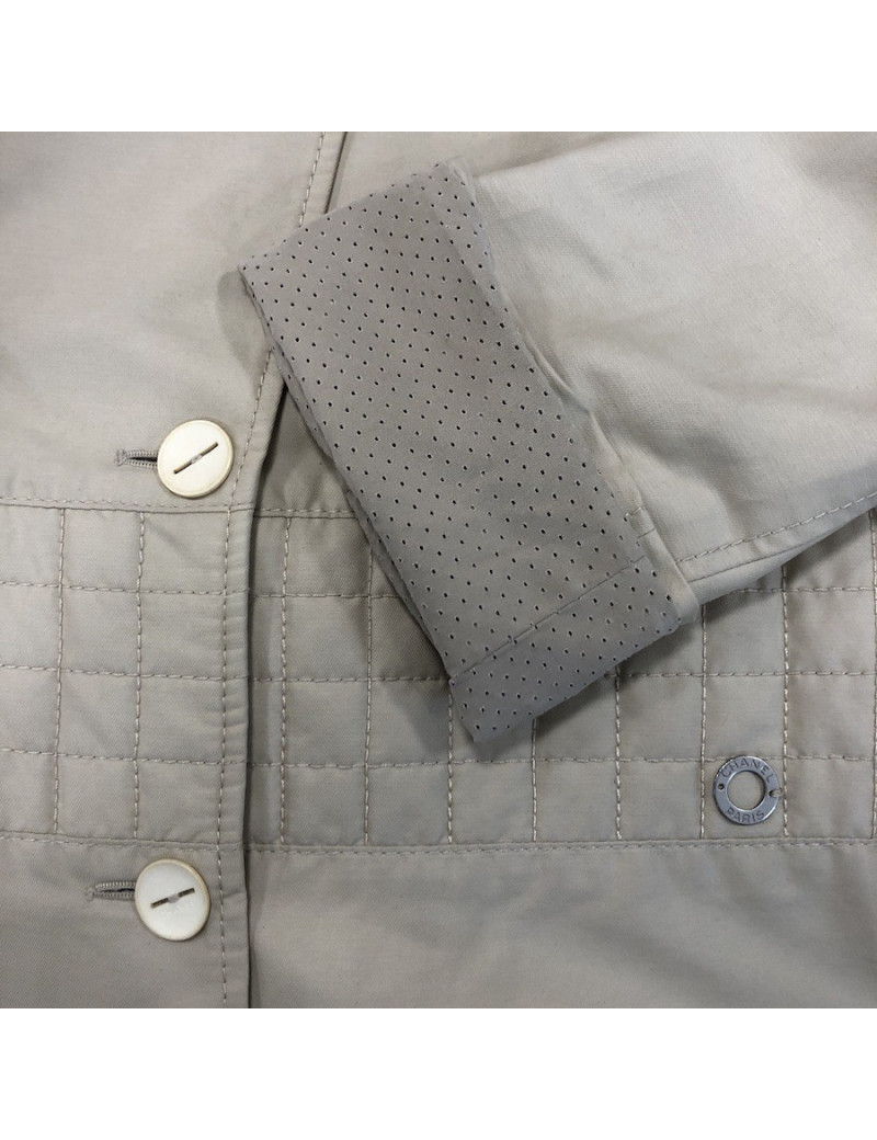 Veste T 40 CHANEL iDENTIFICATION toile beige