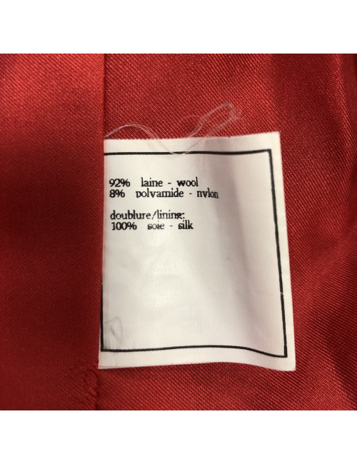 Veste T40 CHANEL en tweed corail 