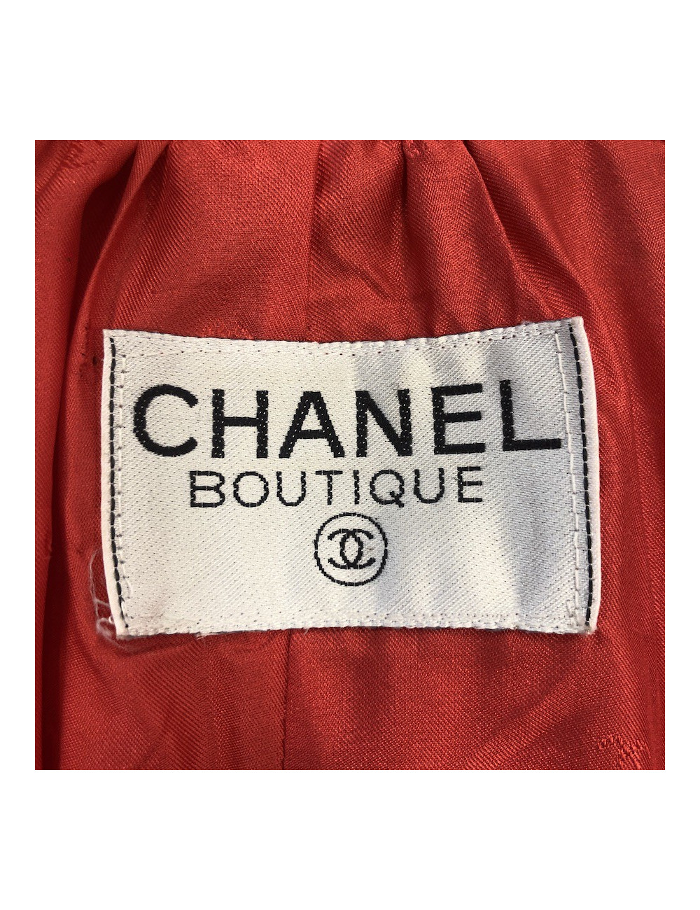 Veste T40 CHANEL en tweed corail 