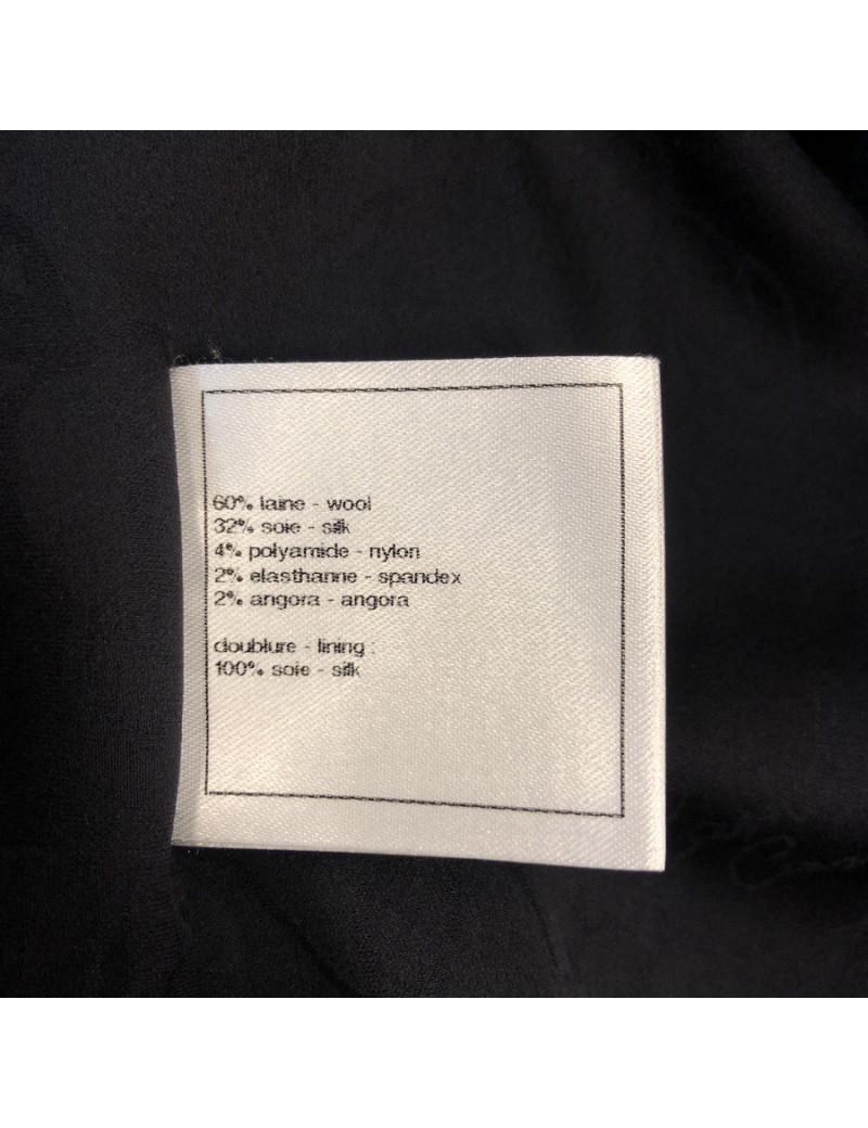 Manteau T 40 CHANEL noir