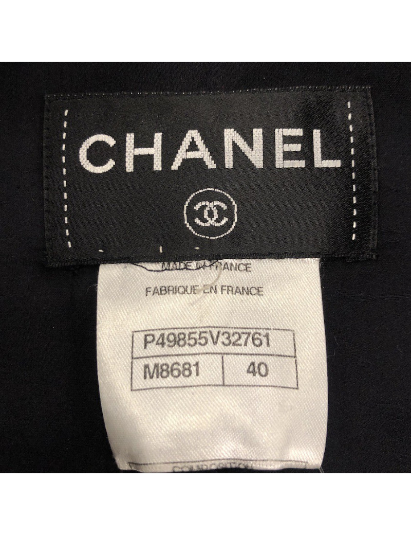 Manteau T 40 CHANEL noir