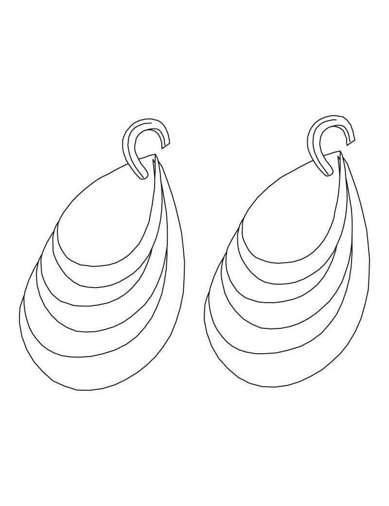 Clous d'oreille CHANEL vert et perles nacrées