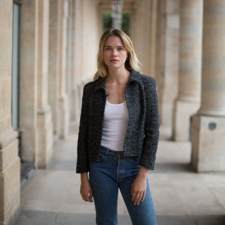 CHANEL T36 tweed jacket - VALOIS VINTAGE PARIS