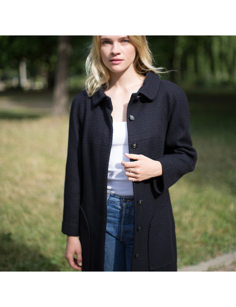 Manteau T 40 CHANEL noir