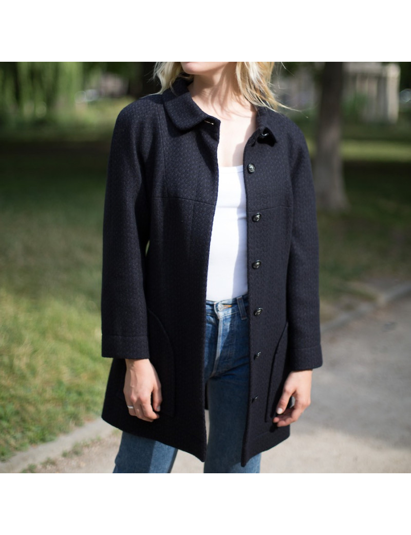 Manteau T 40 CHANEL noir