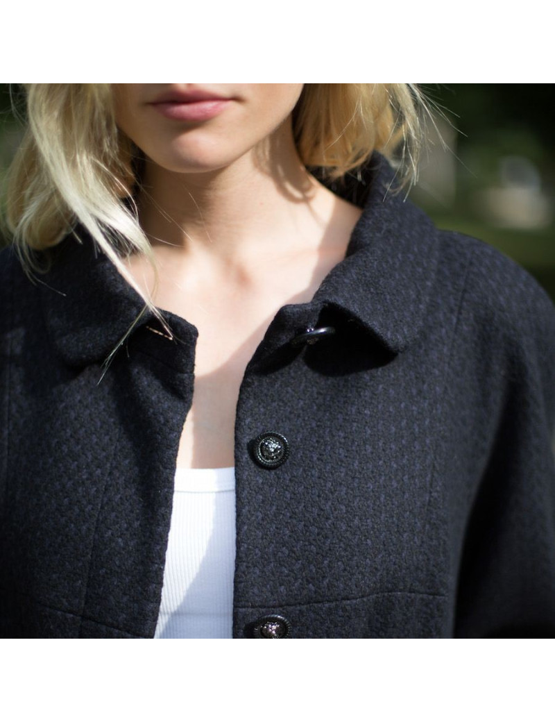 Manteau T 40 CHANEL noir