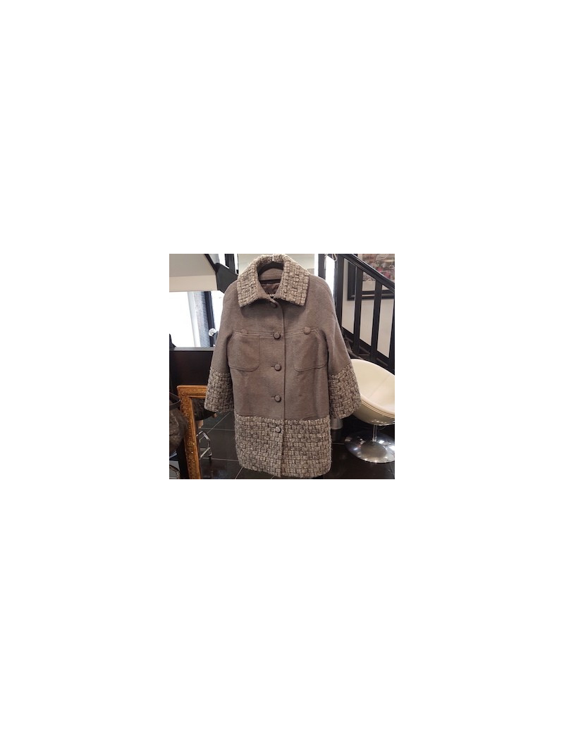 Manteau CHANEL gris T42