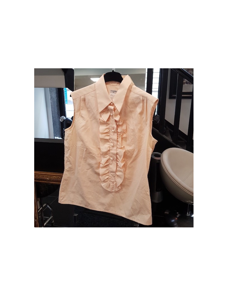 Blouse CHANEL rose pale T40