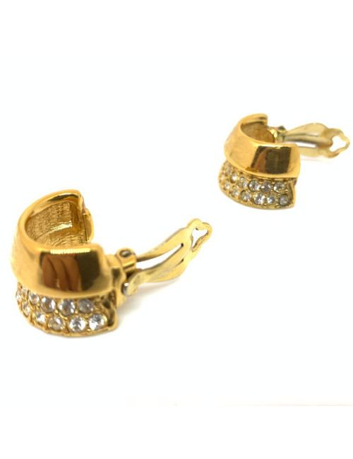 Boucles d'oreille clips SCHERRER vintage 