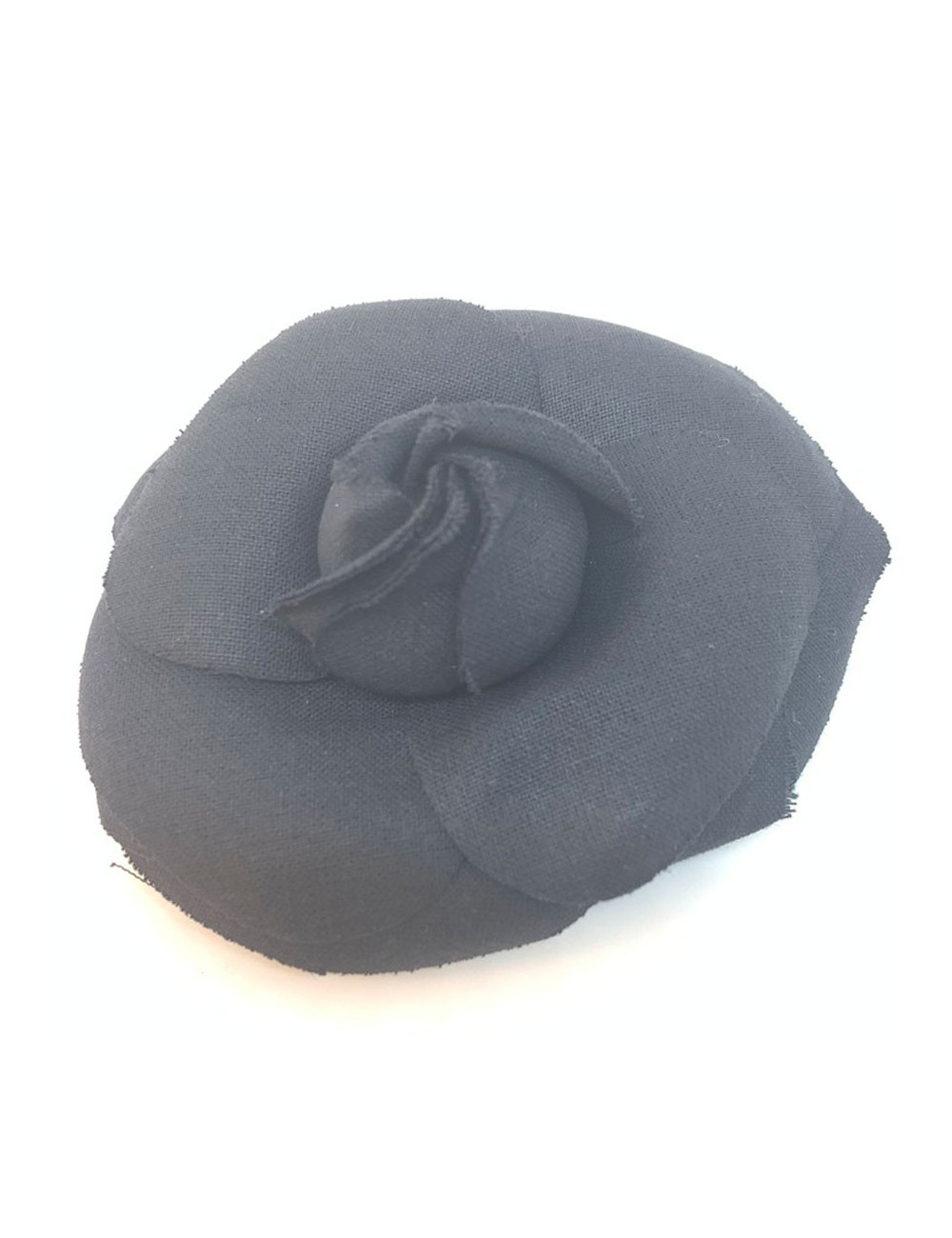 Broche CHANEL camélia noir