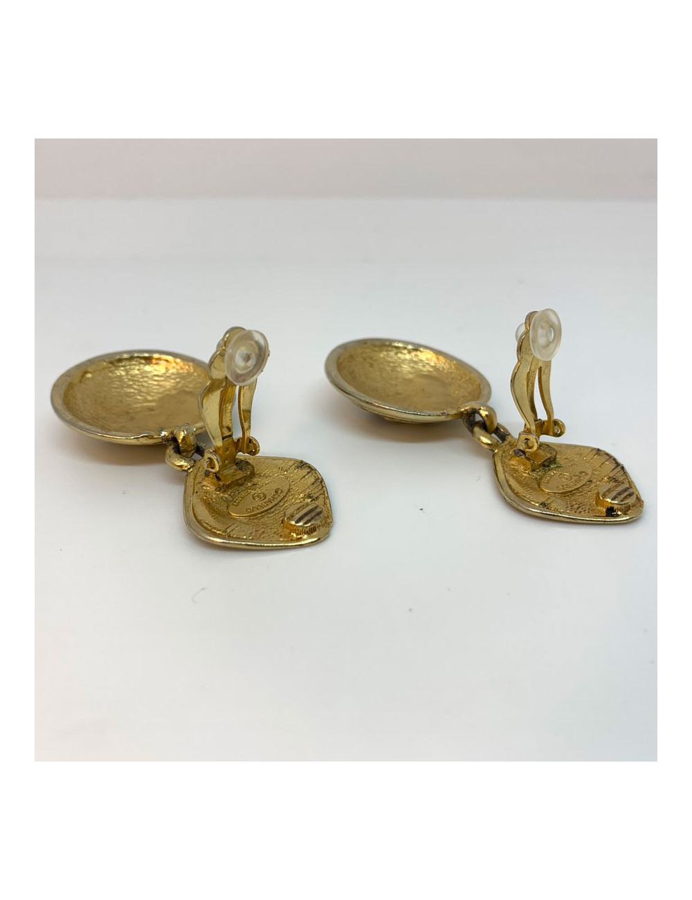 Clips pendants CHANEL vintage dorés