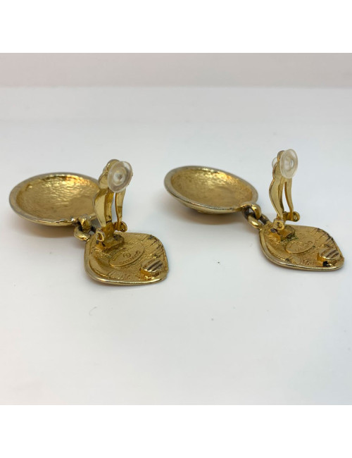Clips pendants CHANEL vintage dorés