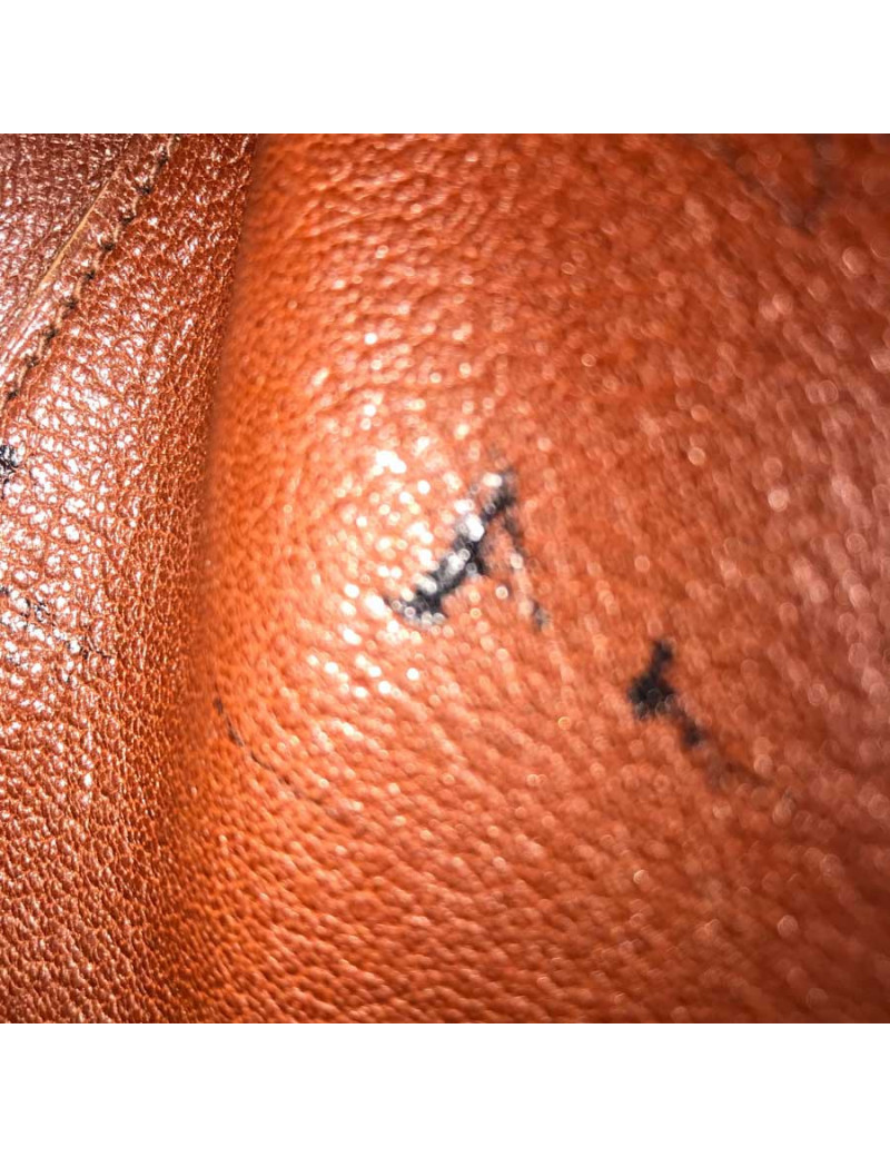 Kelly 32 alligator mat marron bijouterie or