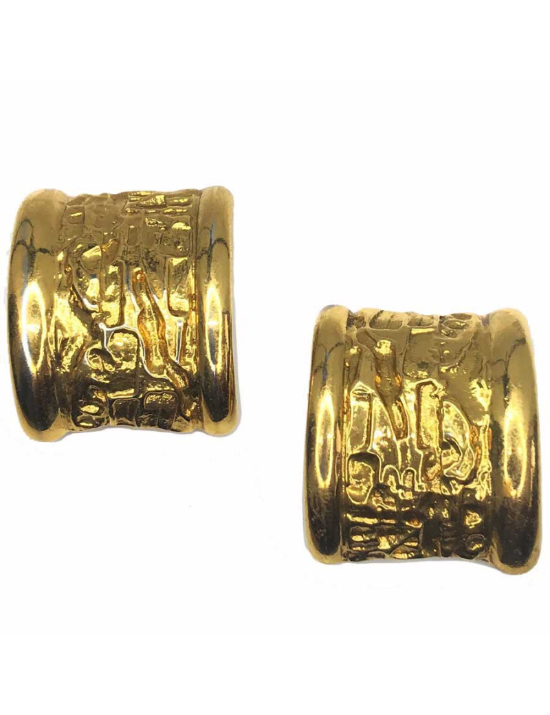 Boucles d'oreille clips YSL SAINT LAURENT Vintage