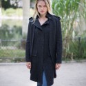CHANEL Paris-Moscow Cape-coat in grey wool 
