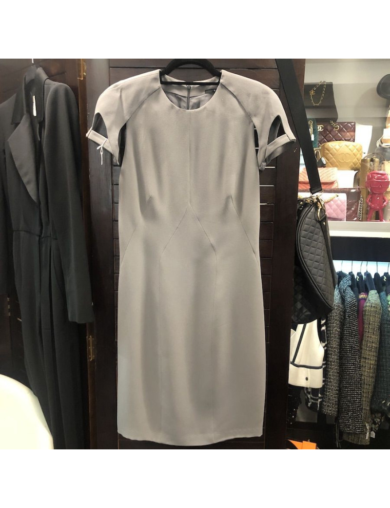 Robe GUCCI en soie grise T 44 FR