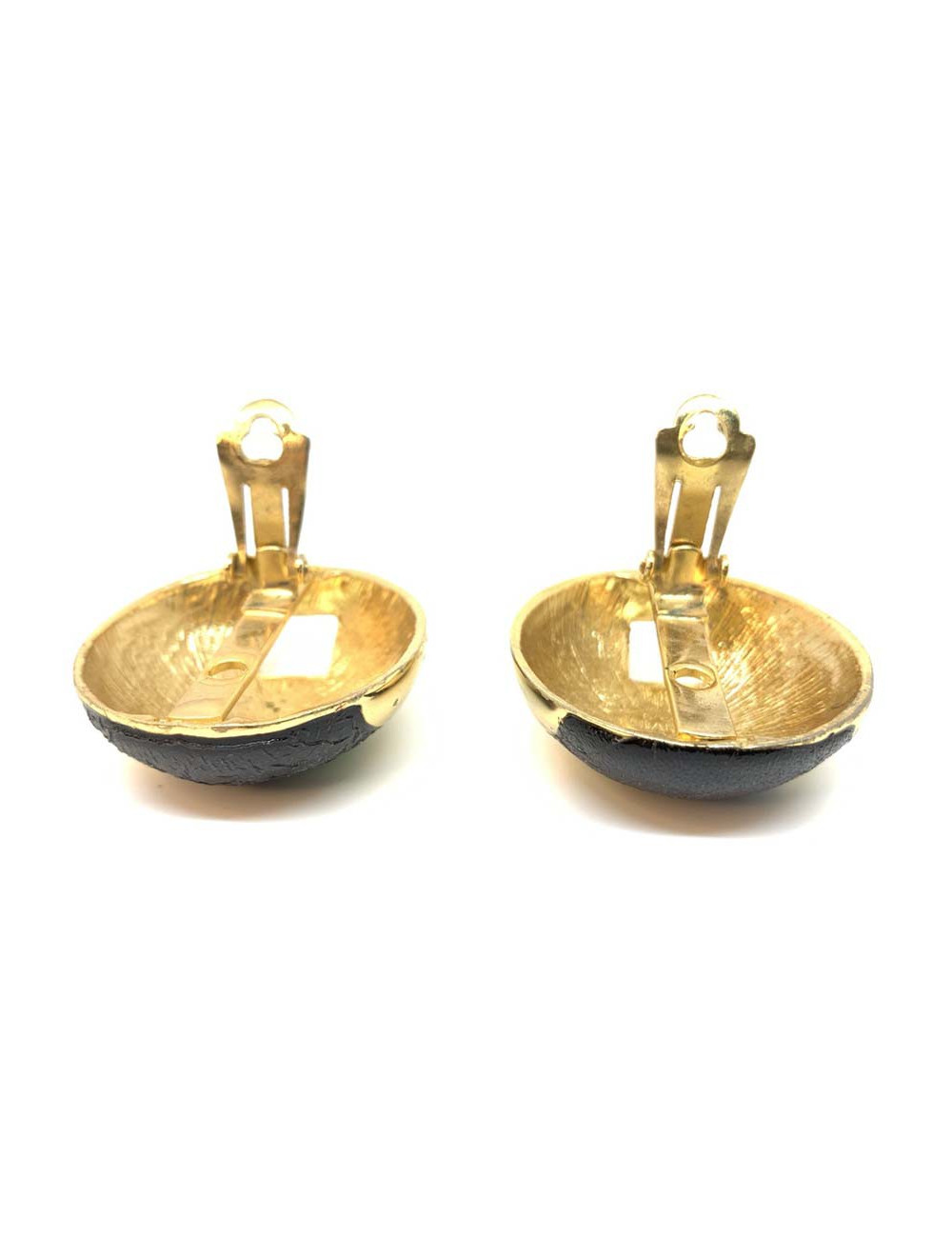 Boucles d'oreille clips LANVIN formes géométriques Vintage