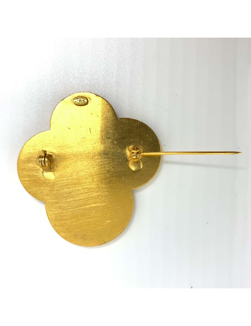 Broche vintage dorée CHANEL