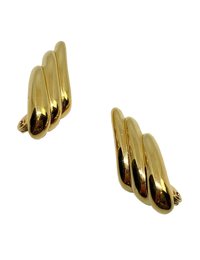 Boucles d'oreille clips YVES SAINT LAURENT Vintage
