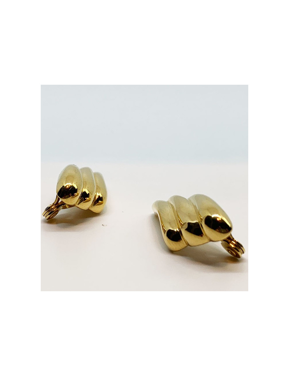 Boucles d'oreille clips YVES SAINT LAURENT Vintage