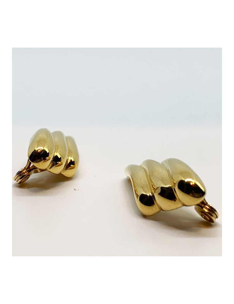Boucles d'oreille clips YVES SAINT LAURENT Vintage