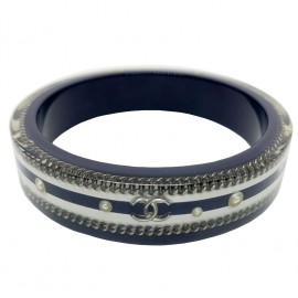 Chanel bracelet CC rigide