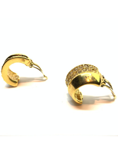 Boucles d'oreille clips SCHERRER vintage 