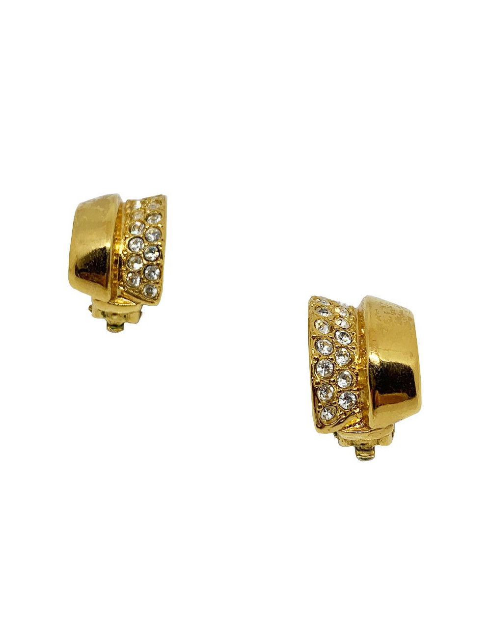 Boucles d'oreille clips SCHERRER vintage 