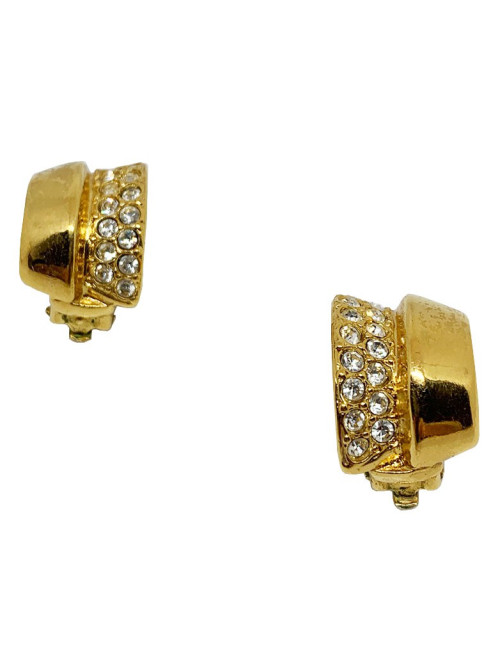 Boucles d'oreille clips SCHERRER vintage 
