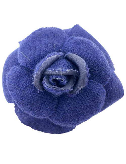 Broche camélia bleu CHANEL