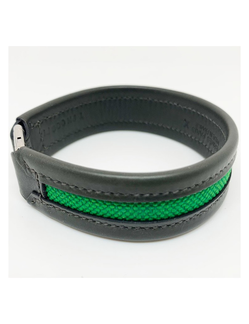 Bracelet HERMES mix veau chaussure et toile