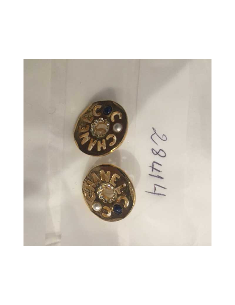Clips d'oreille CHANEL "C H A N E L"