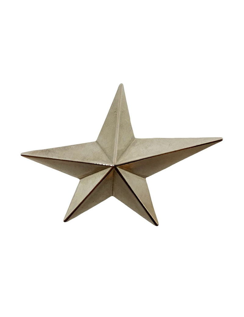 Parure MUGLER clips et broche en métal argenté Vintage